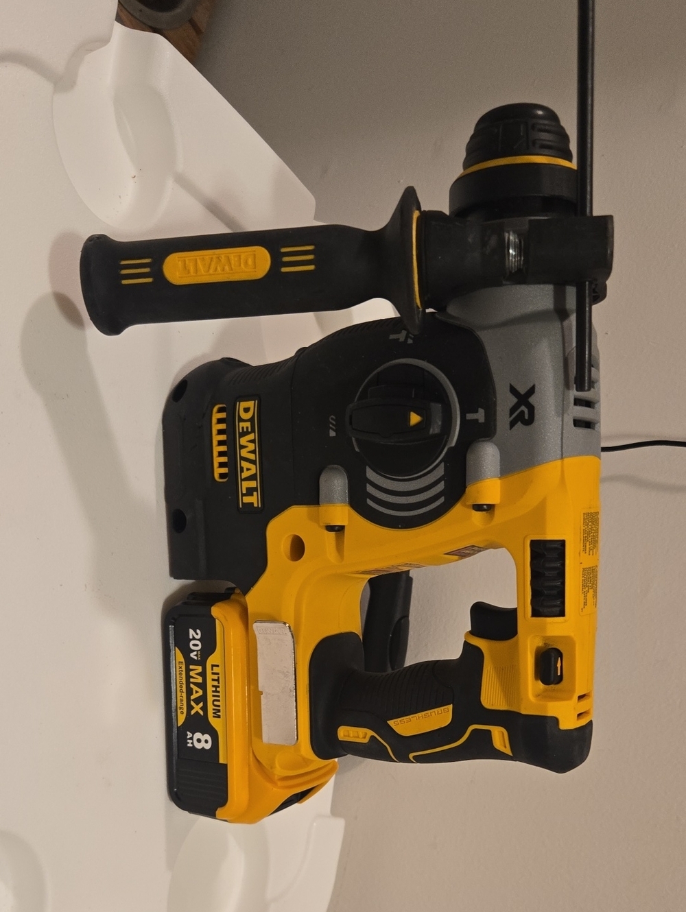DEWALT XR 20V Max Cordless Rotary Hammer Drill - Yellow and Black